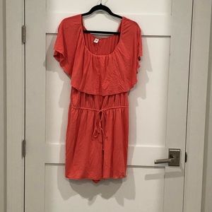 Old Navy Coral Romper